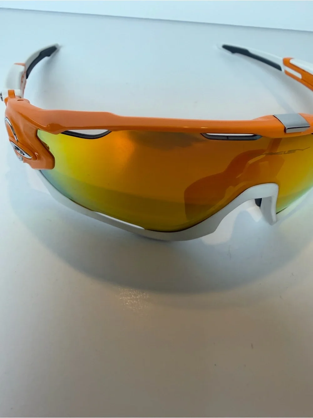 Oakley Orange JawBreaker  Sunglasses with cases